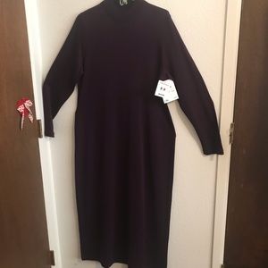 Italian long sleeve sweater dress